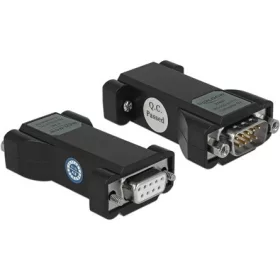   Delock Serial RS-232 DB9 -> TTL 5V F/M adapter fekete ESD védelemmel 3kV