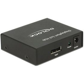   Delock ADA Delock 87691 1x Displayport bemenet > 2x Displayport kimenet 4K 1.2-s elosztó