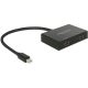 Delock ADA Delock 87696 1x mini Displayport bemenet > 2x HDMI kimenet 4K 1.2-s elosztó