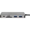 Delock ADA Delock 87735 USB-C dokkoló állomás 4K - HDMI / VGA / USB 3.1 / SD / LAN / PD 3.0