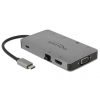 Delock ADA Delock 87735 USB-C dokkoló állomás 4K - HDMI / VGA / USB 3.1 / SD / LAN / PD 3.0