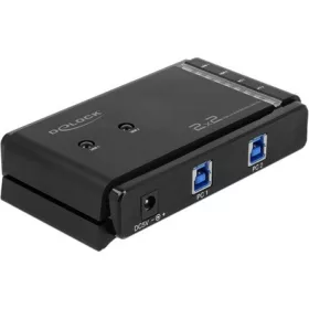   Delock Matrix USB3.0 switch fekete (USB-B bemenet, USB-A kimenet)
