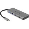 Delock USB Type-C dokkoló állomás mobil eszközökhöz 4K - HDMI / Hub / SD / PD 2.0