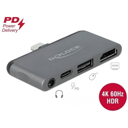 Delock 87751 iPad Pro USB-C dokkoló szürke