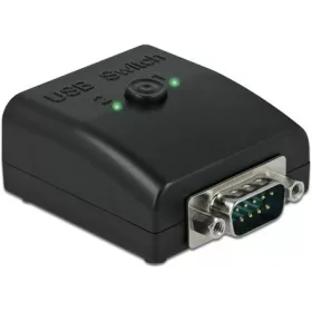   Delock RS-232 váltó és megosztó 1 db. soros DB9 ? 2 db. Kétirányú B-típusú USB 2.0