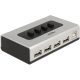 Delock Kétirányú USB 2.0 switch 1 db. B-típusú anya   4 db. A-típusú anya kézi átkapcsolással