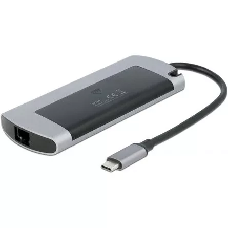 Delock ADA Delock 87767 USB-C dokkoló állomás M.2 nyílással - 4K HDMI / USB / LAN / PD 3.0
