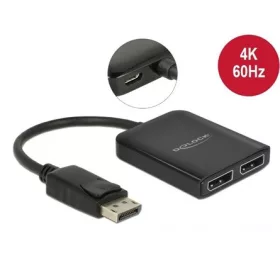   Delock DisplayPort 1.4 elosztó 1 x DisplayPort > 2 x DisplayPort MST