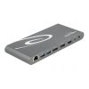 Delock ADA Delock 87772 USB-C DP 1.4 dokkoló állomás háromszoros 4K Display-HDMI/DisplayPort/USB/LAN/SD/PD 3.0
