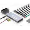 Delock ADA Delock 87772 USB-C DP 1.4 dokkoló állomás háromszoros 4K Display-HDMI/DisplayPort/USB/LAN/SD/PD 3.0