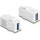 Delock Keystone modul, USB 3.0 A-csatlakozóhüvely > USB 3.0 A-csatlakozóhüvely fehér (1:1)