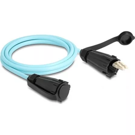 Delock LC Duplex -> LC Duplex M/M adatkábel 2m sárga OM3, IP68 védősapkával