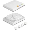 Delock Optikai szálas csatlakozó doboz FTTH falra szerelhető 4 x SC Simplex vagy LC Duplex számára, fehér színű