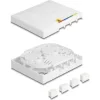 Delock Optikai szálas csatlakozó doboz FTTH falra szerelhető 4 x SC Simplex vagy LC Duplex számára, fehér színű
