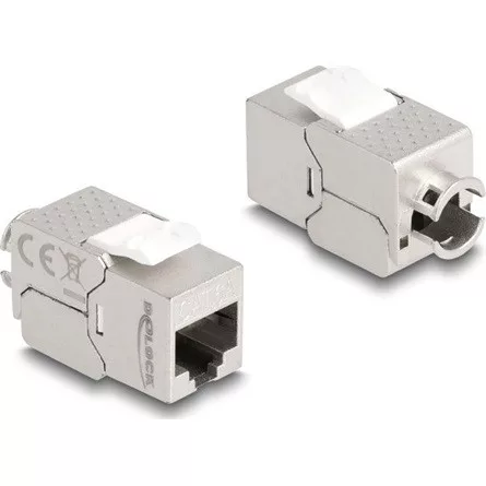 Delock Keystone Modul RJ45 anya - LSA Cat.6A Slim fokos eszköz nélkül szerelhető