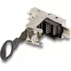 Delock RJ45 apa dugaszoló szerelvény Cat.6A lenyomva kihúzó kallantyúval szerszám nélkül szerelhető