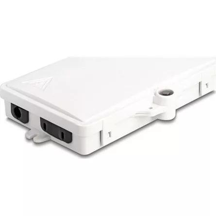 Delock Optikai szál elosztó doboz beltéri és kültéri használatra IP65 vízálló, zárható 2 portos fehér