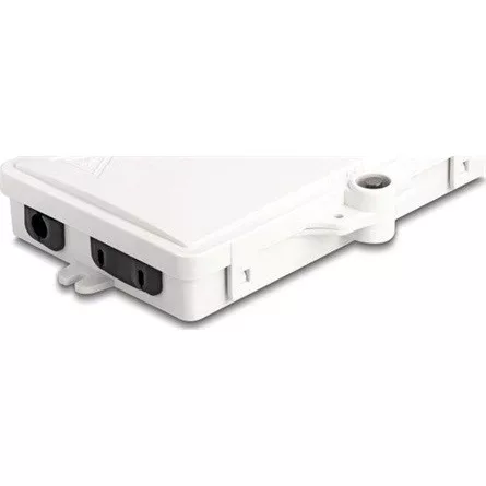 Delock Optikai szál elosztó doboz beltéri és kültéri használatra IP65 vízálló, zárható 2 portos fehér