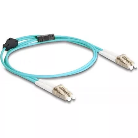Delock LC Duplex -> LC Duplex M/M adatkábel 1m kék Multi-mode, OM3