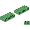 Delock Optikai szál kapcsolat HD LC Octuplex anya - LC Octuplex anya zöld