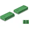 Delock Optikai szál kapcsolat HD LC Octuplex anya - LC Octuplex anya zöld