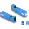 Delock Optikai szál hibrid párosító SC Simplex apa - LC Simplex anya kék