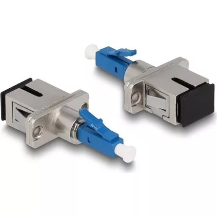 Delock Optikai szál hibrid párosító LC Simplex apa - SC Simplex anya kék