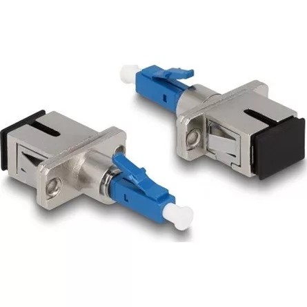 Delock Optikai szál hibrid párosító LC Simplex apa - SC Simplex anya kék
