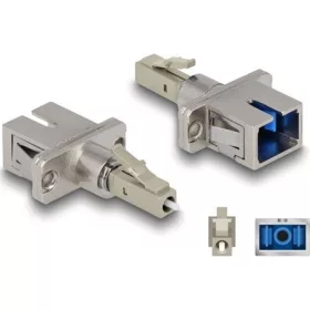   Delock Optikai szál hibrid párosító LC Simplex apa - SC Simplex anya bézs