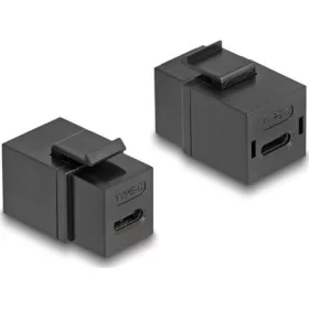   Delock Keystone modul USB 2.0 Type-C  anya   anya fekete színű