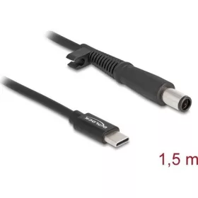   Delock USB-C -> DC 7,4 x 5,0mm M/M töltőkábel 1.5m fekete HP