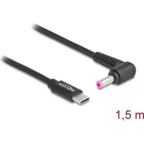   Delock USB-C -> DC 4,8 x 1,7mm M/M töltőkábel 1.5m fekete HP