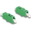 Delock Optikai szál párosító LC Simplex anya - LC Simplex anya APC zöld