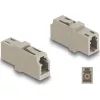 Delock Optikai szál párosító LC Simplex anya - LC Simplex anya OM1/OM2 bézs