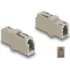 Delock Optikai szál párosító LC Simplex anya - LC Simplex anya OM1/OM2 bézs
