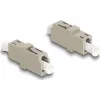 Delock Optikai szál párosító LC Simplex anya - LC Simplex anya OM1/OM2 bézs