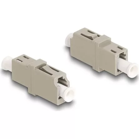 Delock Optikai szál párosító LC Simplex anya - LC Simplex anya OM1/OM2 bézs