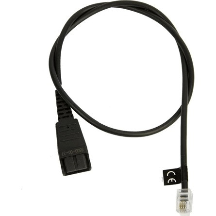 Jabra CABLE W/ QD TO RJ10 PLUG CALLMASTER V VI 0.5M/PLX A22