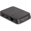 Delock 4K okostelefon dokkoló állomás beépített tartóval - HDMI / USB / Hub / SD / Micro-SD Android és Windows eszközökh