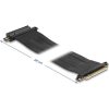 Delock x8 male - x8 slot kábellel 60cm 1-port PCIe x8 riser kártya