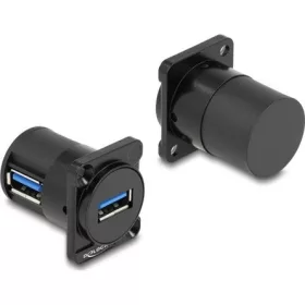   Delock D-típusú Modul USB 2.0 A-típusú anya - anya 90 fokban ívelt