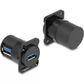   Delock D-típusú Modul USB 5 Gbps A-típusú hüvely - hüvely 90 fokban ívelt