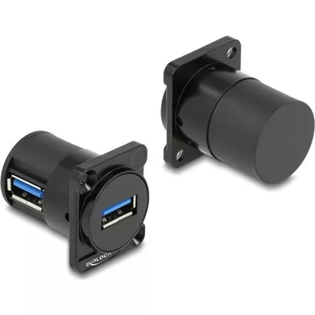 Delock D-típusú Modul USB 5 Gbps A-típusú hüvely - hüvely 90 fokban ívelt