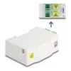 Delock Optikai szál csatlakoztató doboz DIN sínhez csatlakozó tartállyal és 4 x SC Simplex coupler-rel