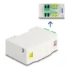 Delock Optikai szál csatlakoztató doboz DIN sínhez csatlakozó tartállyal és 4 xLC Duplex coupler-rel