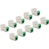 Delock Keystone Modul RJ45 anya - LSA Cat.6A eszközmentes zöld 10 db-os szett