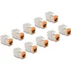 Delock Keystone Modul RJ45 anya - LSA Cat.6A eszközmentes narancssárga 10 db-os szett