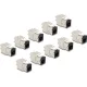 Delock Keystone Modul RJ45 anya - LSA Cat.6A eszközmentes fekete 10 db-os szett