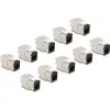 Delock Keystone Modul RJ45 anya - LSA Cat.6A eszközmentes fekete 10 db-os szett