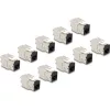 Delock Keystone Modul RJ45 anya - LSA Cat.6A eszközmentes fekete 10 db-os szett